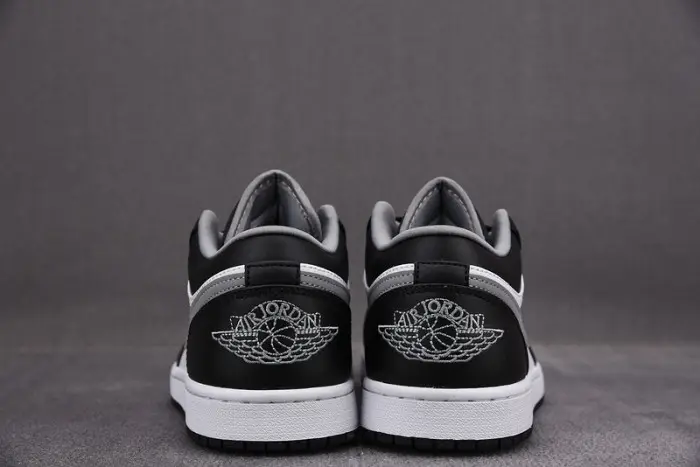 air jordan 1 low black white grey 