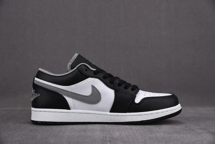 air jordan 1 low black white grey