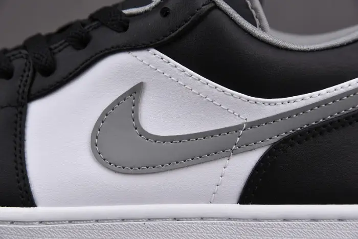 air jordan 1 low black white grey 