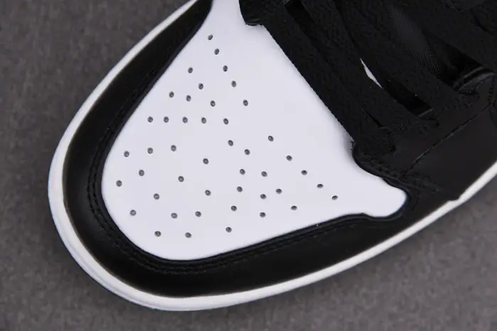 air jordan 1 low black white grey 