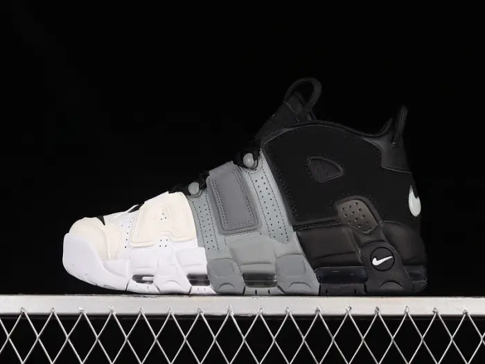 nike air more uptempo “tri-color” black-grey-white DACE818