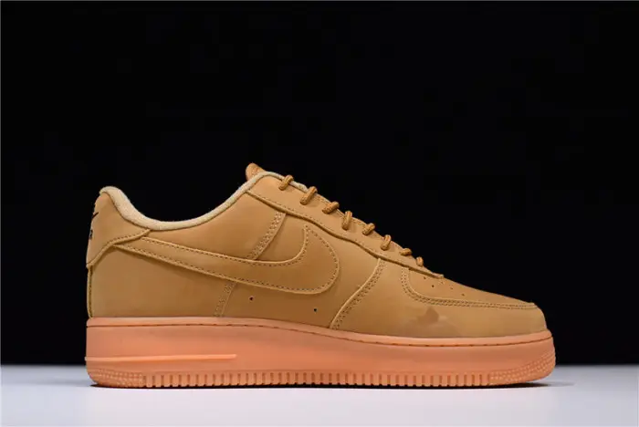 nike air force 1 ''07 wb flax flax-gum wheat basketball shoes 
