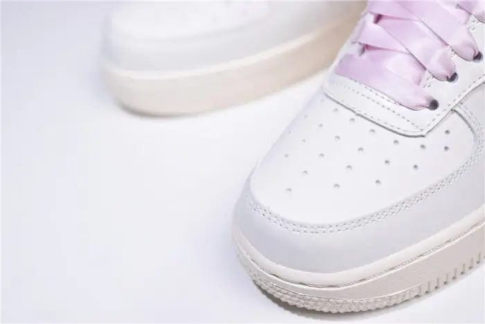 nike air force one 1 low sail artic pink satin gs womens 