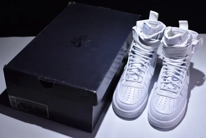 nike sf af1 qs special field complexcon triple white air force 