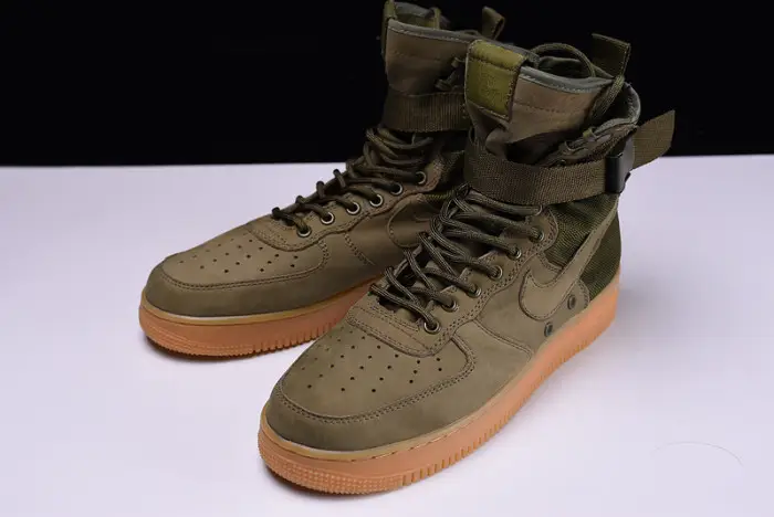 nike sf af1 special field boot air force urban utility olive green mens 