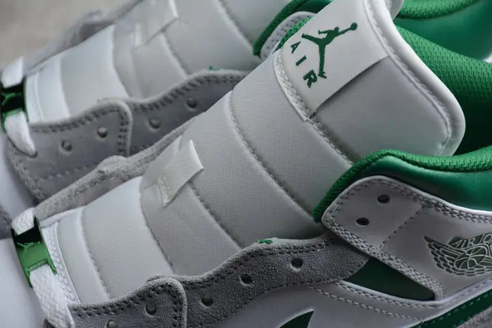 air jordan 1 mid grey green 