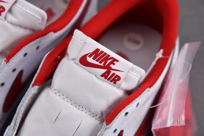 air jordan 1 retro low white varsity red 