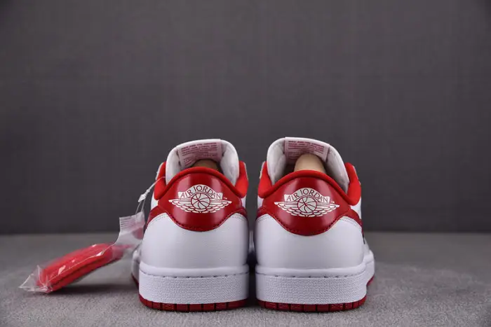 air jordan 1 retro low white varsity red 