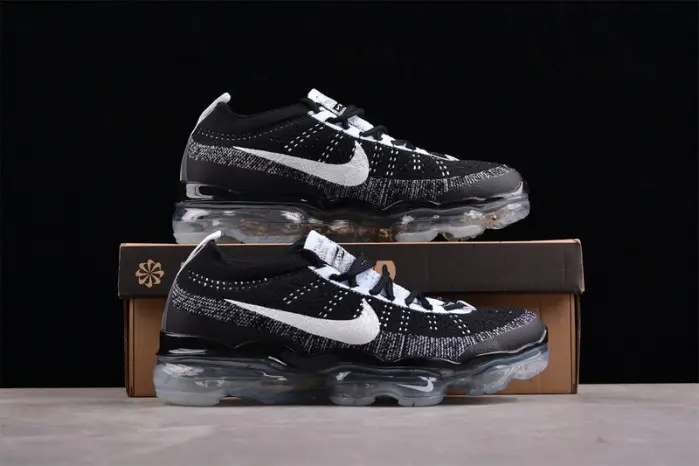 nike air vapormax 2023 flyknit black blue tint 