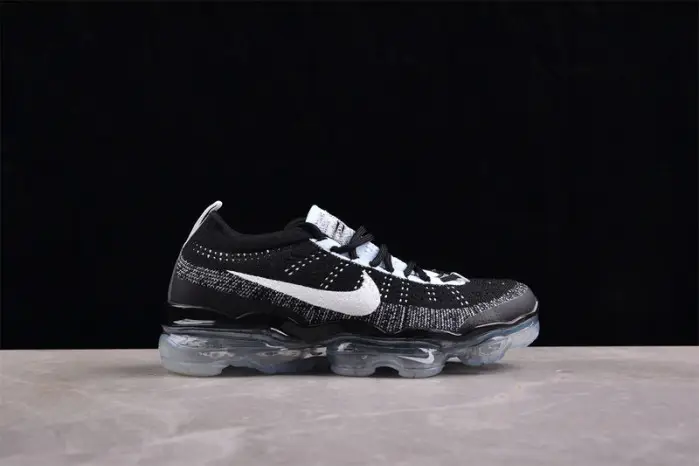 nike air vapormax 2023 flyknit black blue tint 