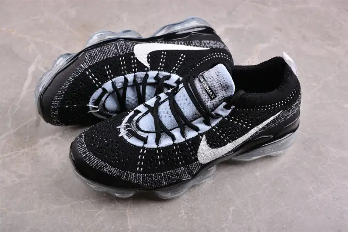 nike air vapormax 2023 flyknit black blue tint 