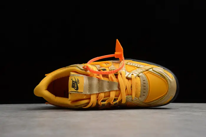 OFW x Nike Air Rubber Dunk “University Gold 