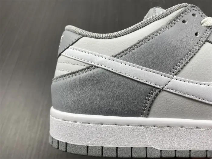 nike dunk low grey white 