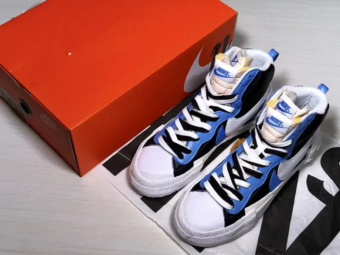 sacai nike blazer mid blue 
