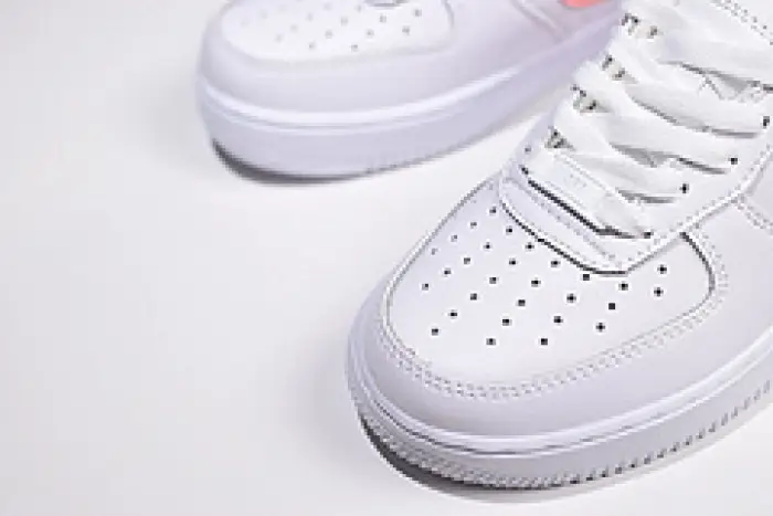nike womens air force 1 low white pink 