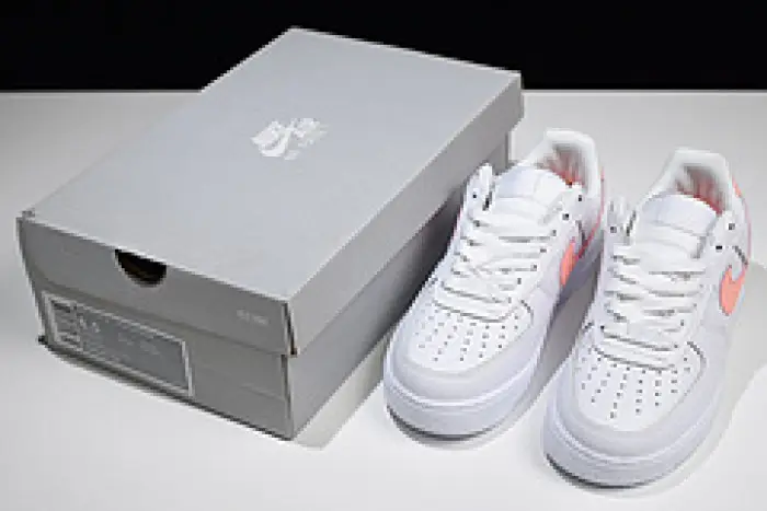 nike womens air force 1 low white pink 