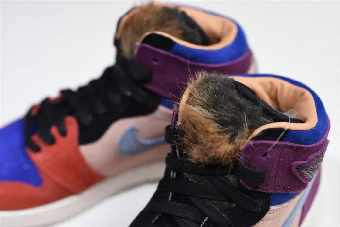 aleali may air jordan 1 viotech fur tongues 