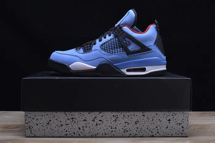 travis scott x air jordan 4 “houston oilers” university blue 