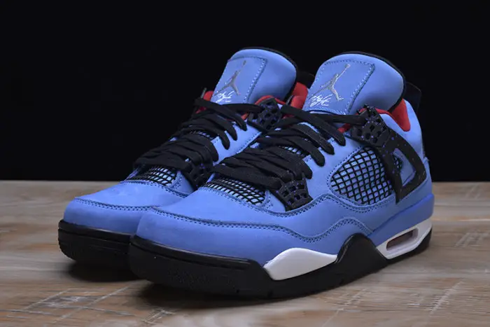 travis scott x air jordan 4 “houston oilers” university blue 
