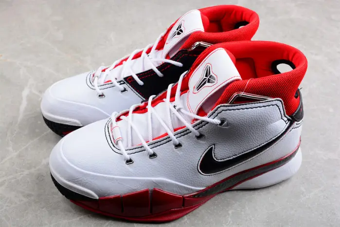 nike kobe 1 protro white black red (all star) 