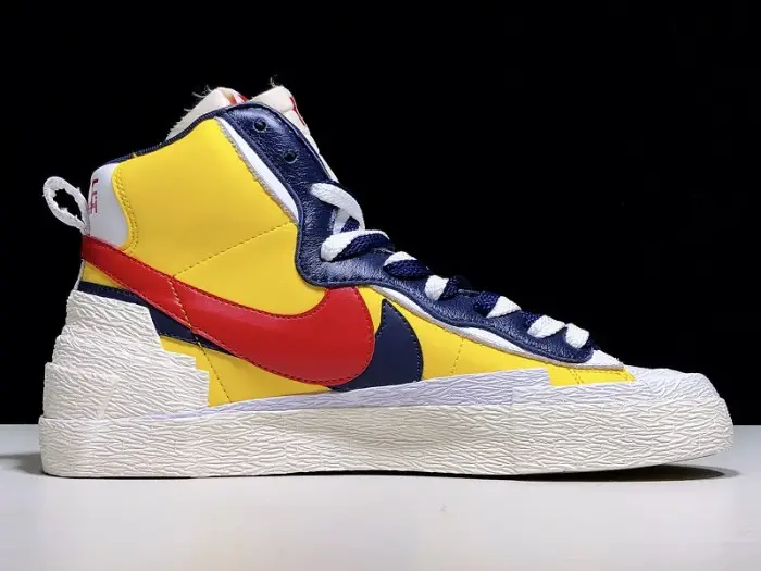 sacai x blazer mid ''maize navy'' 