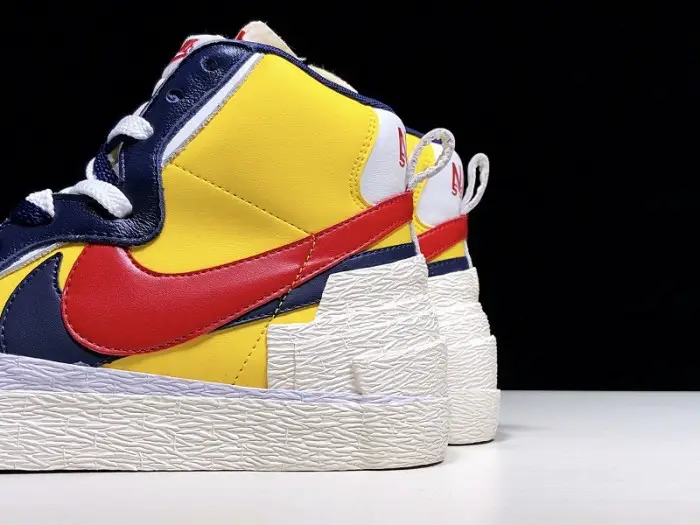 sacai x blazer mid ''maize navy'' 