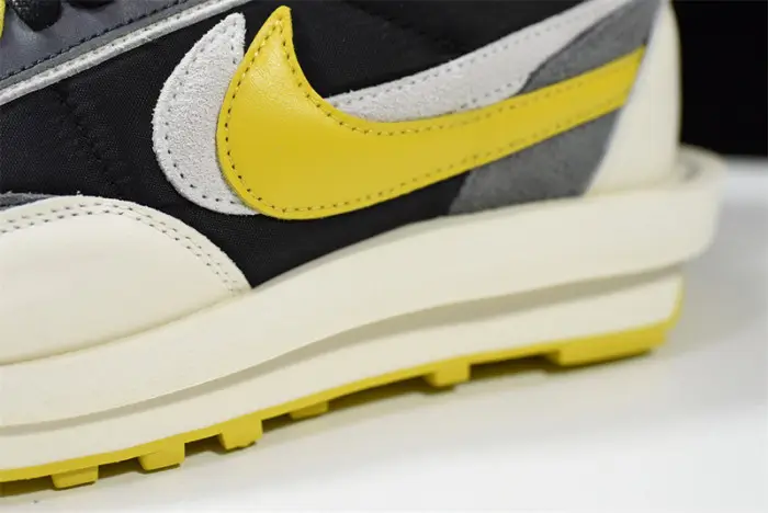 undercover x sacai x nike ldv waffle “bright citron” 