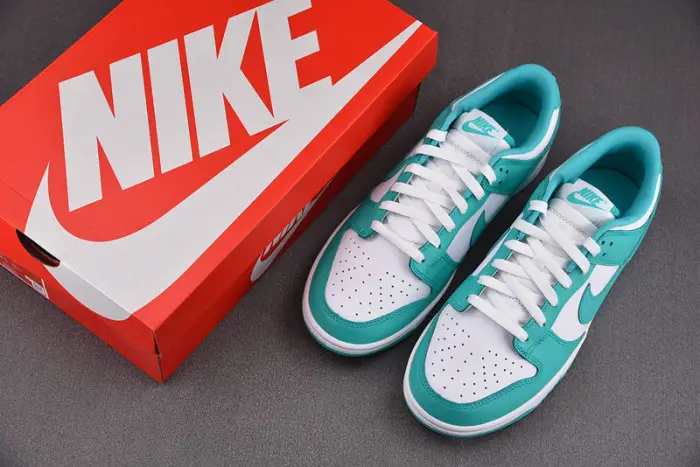 nike dunk low “clear jade” 