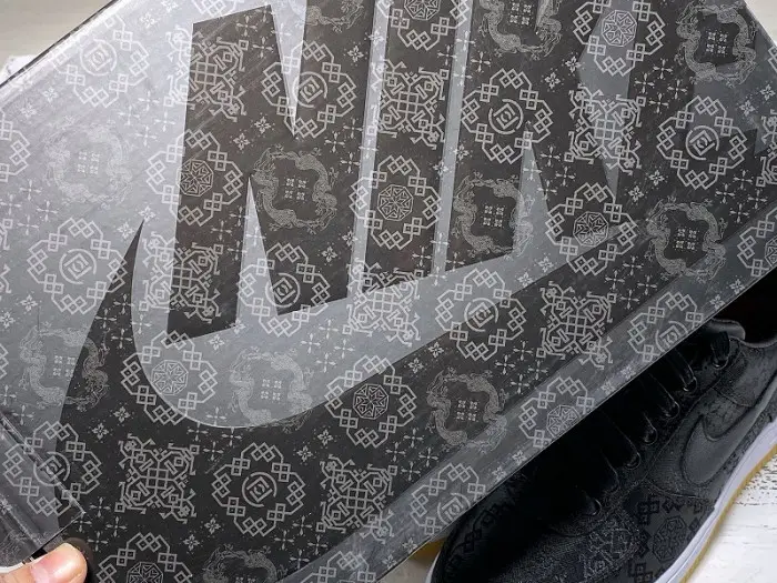 fragment clot nike air force 1 black CDAFB32