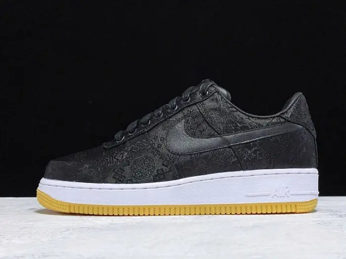fragment clot nike air force 1 black CDAFB32