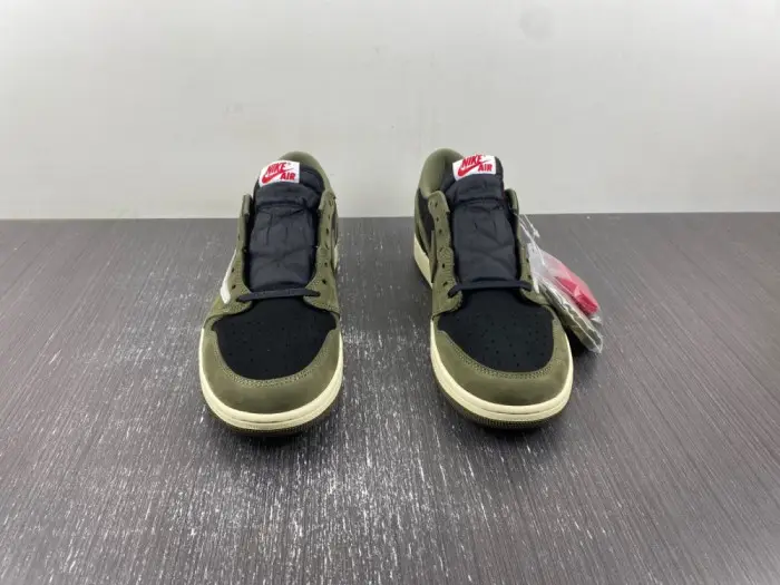 travis scott x air jordan 1 low og “black olive” 