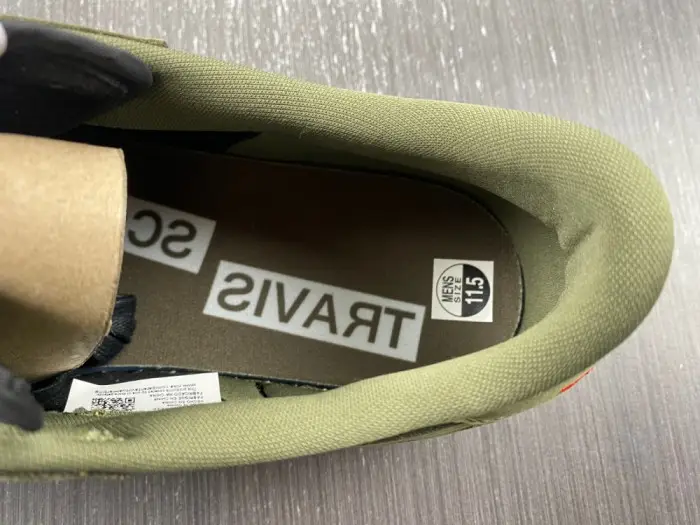 travis scott x air jordan 1 low og “black olive” 
