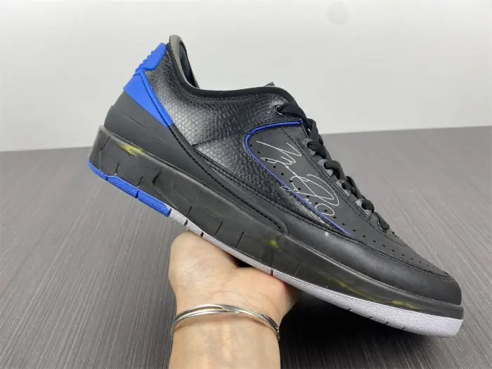 air jordan 2 retro low sp ofw black blue 