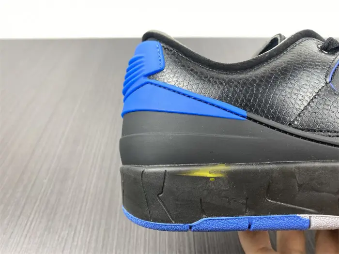 air jordan 2 retro low sp ofw black blue 
