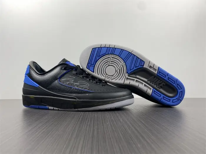 air jordan 2 retro low sp ofw black blue 