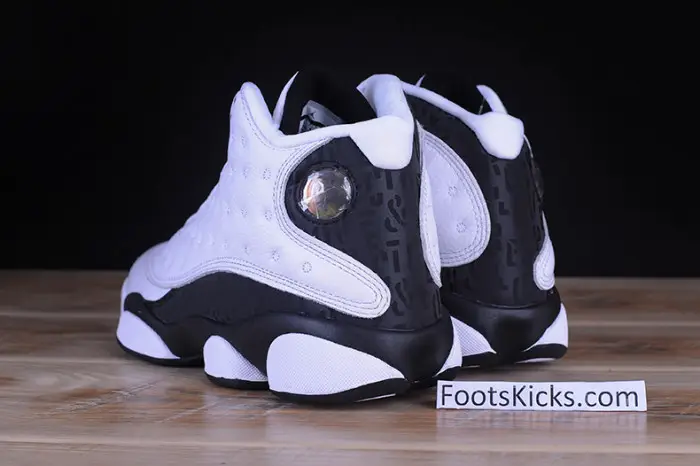 air jordan 13 retro sngl day "love and respect" black  white mens 