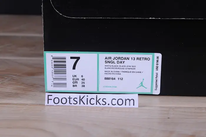 air jordan 13 retro sngl day "love and respect" black  white mens 