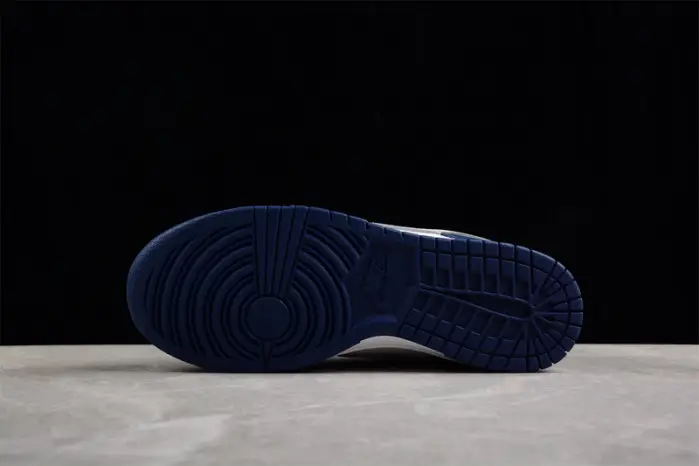nike dunk low summit white midnight navy 