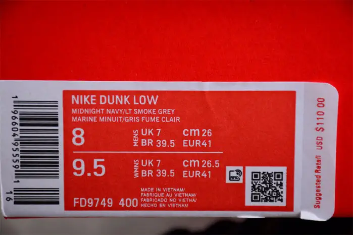 nike dunk low summit white midnight navy 