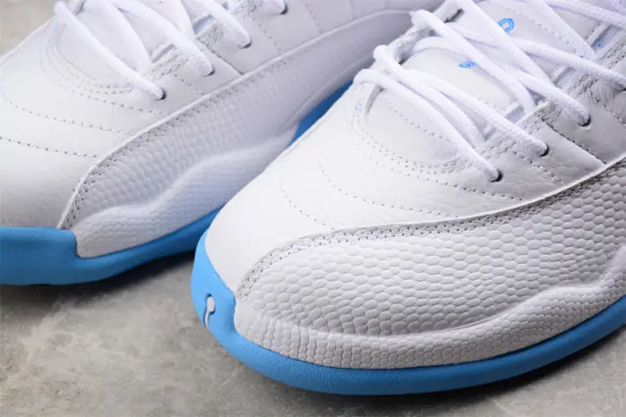 air jordan 12 retro women''s white university blue 